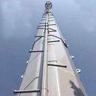 सिग्नल कम्युनिकेशन लाइटनिंग प्रोटेक्शन जीएसएम मोनोपोल स्टील टॉवर